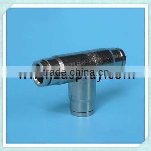 High Pressure Fittings of Quick Coupling Slip Lock Three Way Connector photo-2