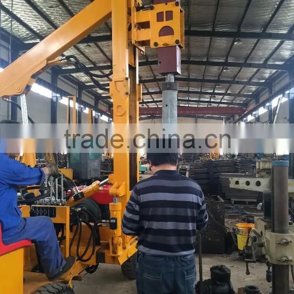 2015 Hot Sale High Way Guard Rail Pile Driver photo-3