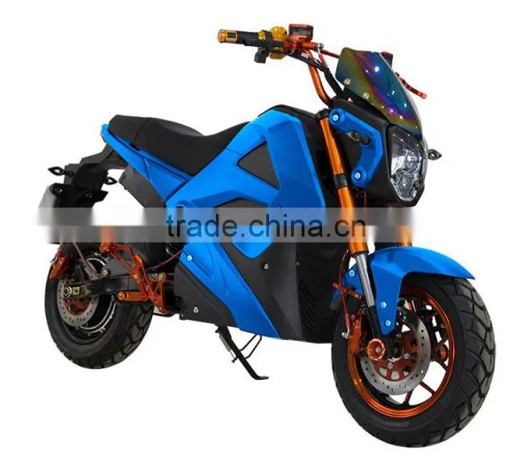 2000w Sport Electric Motorcycle M3 With Pedals System for Canada, USA