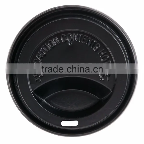 Choice 10, 12, 16, and 20 Oz. Black Hot Paper Cup Travel Lid/ Plastic Coffee Cup Lid photo-6