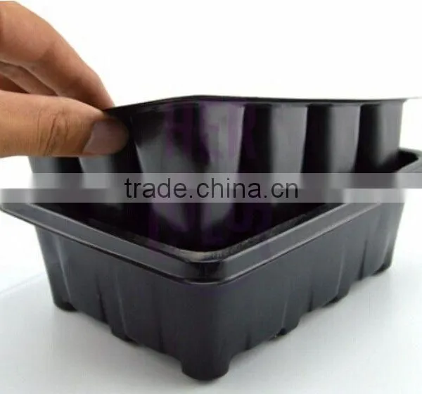 8 Cell Small Black Plastic Seed Tray Insert Trays, Stock MOQ 10000pcs photo-2