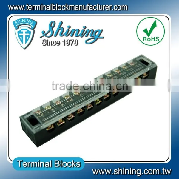 TB-2512 With Cover 25A 12 Pin Modular Screw Terminal Block Connector photo-4