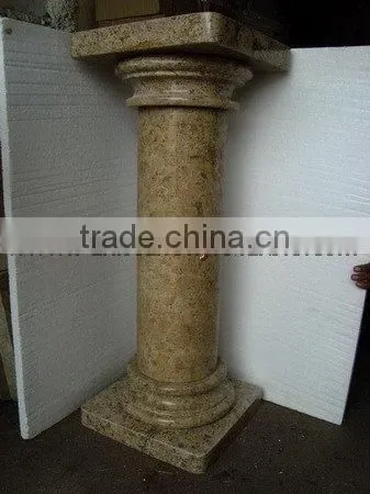 NEW FOSSIL MARBLE PEDESTAL photo-3