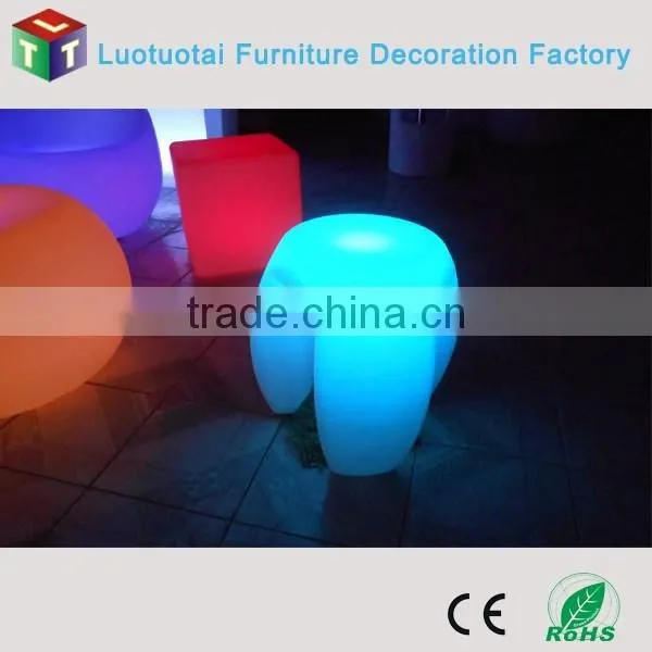 Full Color Lighted up LED Stool Chair for Party With Remote Control photo-3