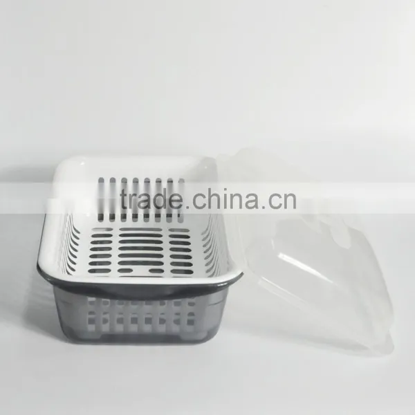 Wholesale Plastic Folding Fruit Vegetable Basket for Daily Life photo-2