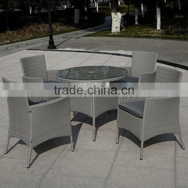 5-Piece Round Dining Table & Chair Set