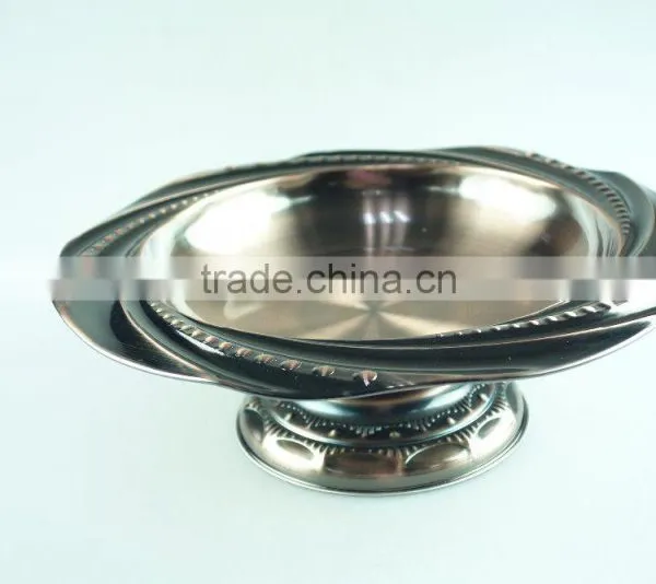 2015 Hot Sale Vintage Style Unique Golden Stainless Candy Dishes photo-3