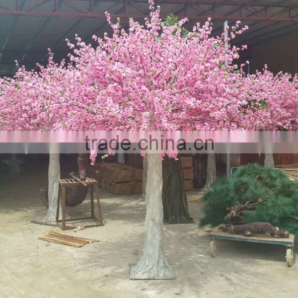 Pink Artificial Cherry Blossom Trees With Rotating Base photo-2