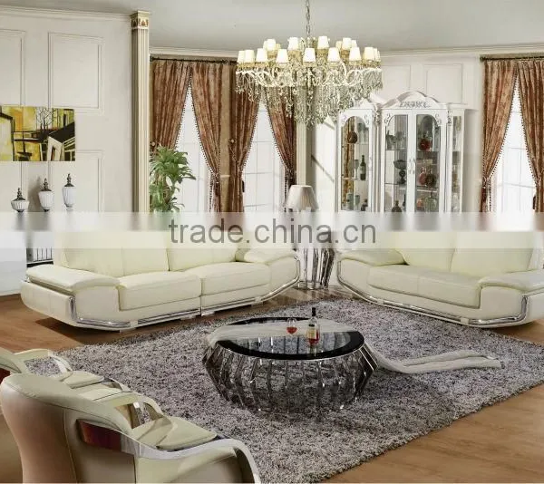 2015 Popular Home Furniture Real Leather Sofa/modern Living Room Sofa SF012 photo-2