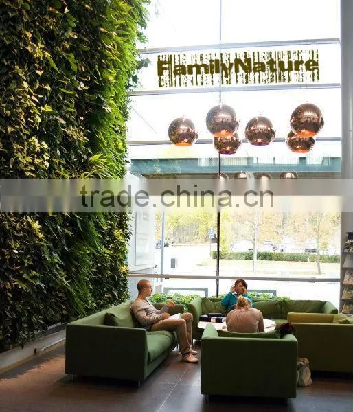 Fake Green Wall Hot Sale Hotel Artificial Leaf Wall(110X50cm) photo-5