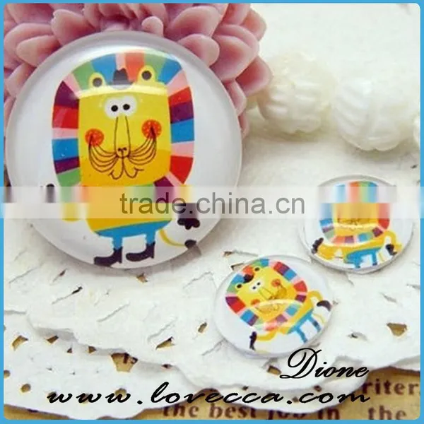 Best Selling Various Images Oval Flat Round Back Glass Gemstone Photo Jewelry Cabochons photo-6