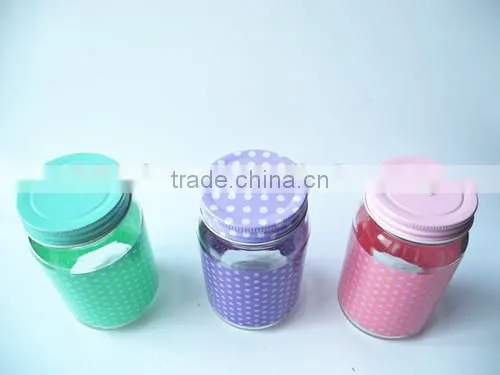 Hot New Products for 2017 420ml Colorful Mason Jar for Drinking photo-2