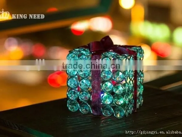 Dongguan Hot Led Christmas Decoration Iron Acrylic Gift Box photo-3