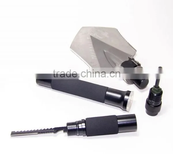 Survival Gear/Snow Tool/Outdoor Camping Tool/Multifunction Shovel ,blade,knife,bag,firestarter photo-2