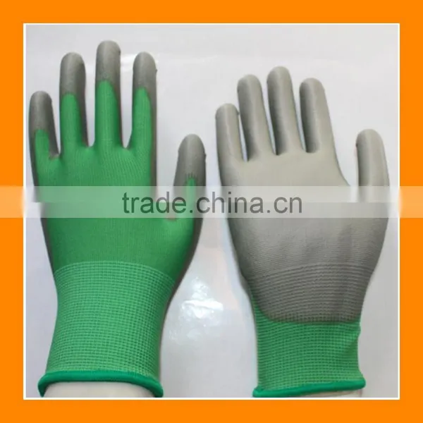 Stretchable PU Palm Coated Weeding Gloves For Picking Out Weeds From The Garden photo-6