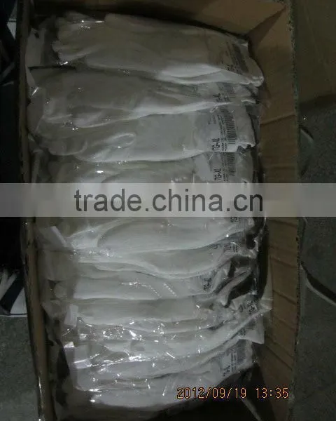 DDSAFETY 13 Gauge White Nylon Liner Knit Wrist Glove White PU Coated White Nylon Glove photo-4
