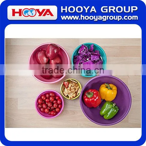 Bamboo Fiber Mixing Bowl Set Bamboo Fiber Tableware Set photo-4