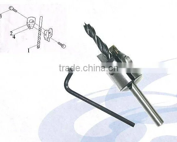 Carbide Tipped Adjustable Countersink Drill Bit