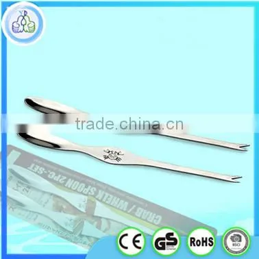 Wholesale Dessert Crab Spoons,seafood Tools for Japan Customer photo-3