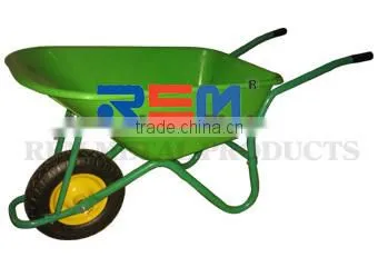 Big Plastic Heavy Duty Green Wheelbarrow WB5009S 85L