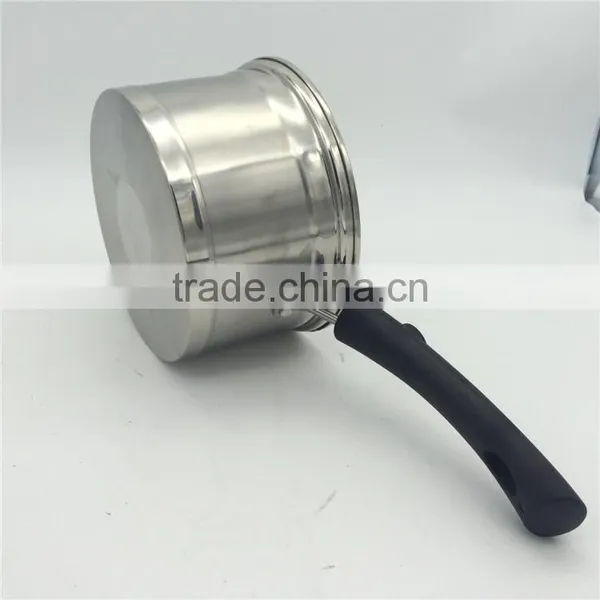 Stainless Steel Nonstick Milk Cook Pot With Long Handle photo-3
