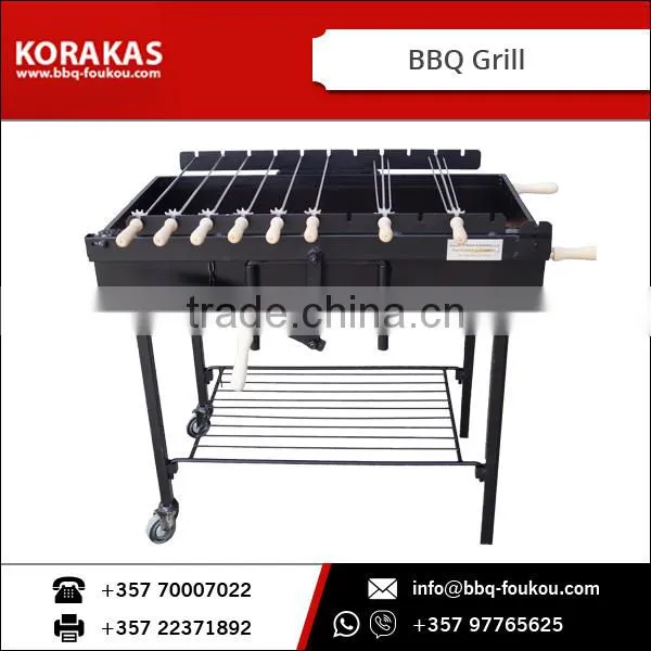 Commercial Smoker Barbecue Grills, Charcoal Burning BBQ Grill Machine photo-5