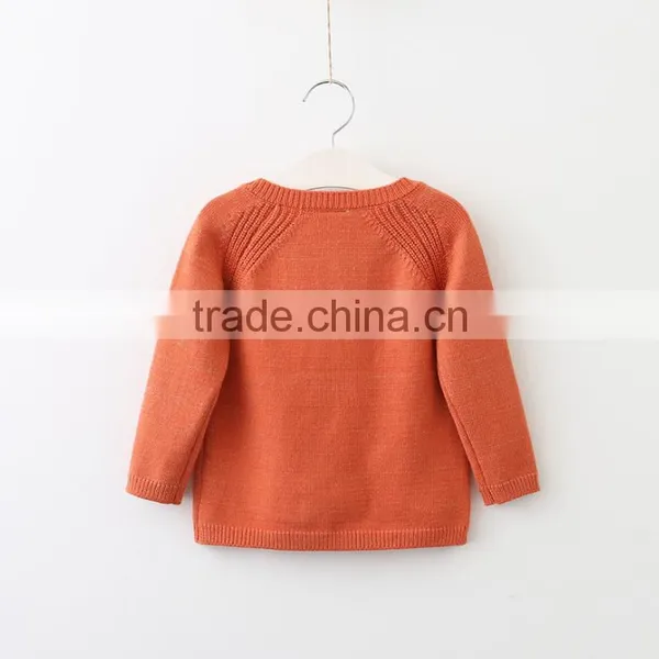 Cable Knit Baby Girls Cardigan Knitted Design Sweater photo-2