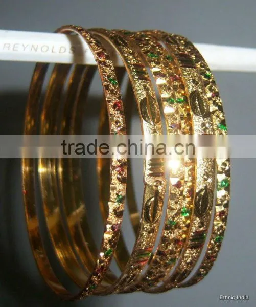 Gold Plated Bangles