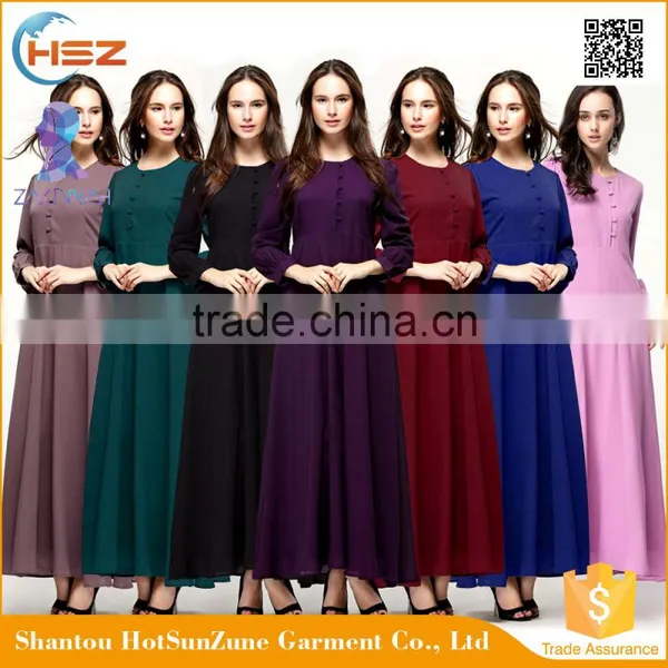 Zakiyyah-MD10011 Best-selling Islamic Clothing Abaya 2016 Muslim Women Long Dress Kaftan Abaya Burqa Fashion Design