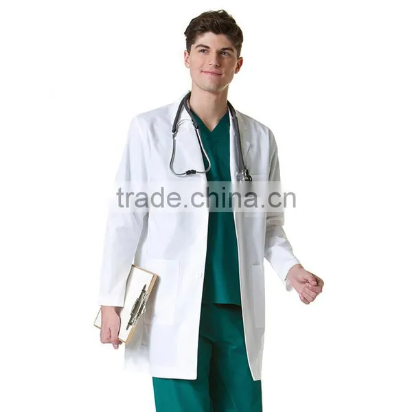 Chinese Factory Customized Lab Coat for Doctors Hospital Workwear White Nurse Uniforms photo-4