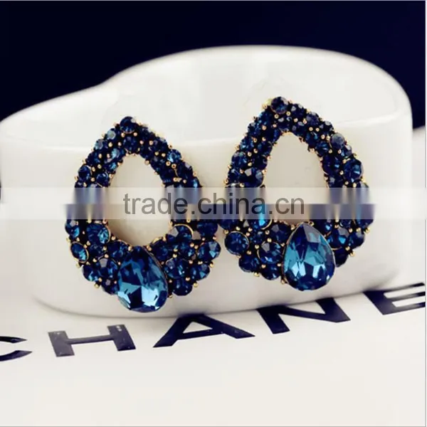 Luxury Sapphire Vintage Earings for Ladies photo-2