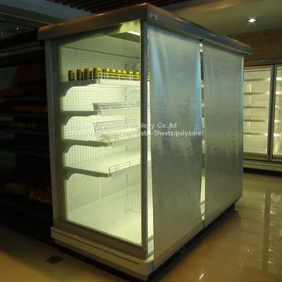 Supermarket Refrigeration Display Showcase Night Cover photo-5