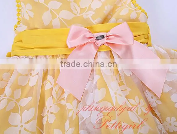 Lovely in Lemon Girl Child Dress Temple Clothing photo-6
