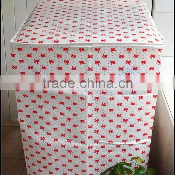 Washing Machine Fabric Cover Water Proof Washing Protective Cover Thick Plastic With Flannel in Middle Cover photo-4