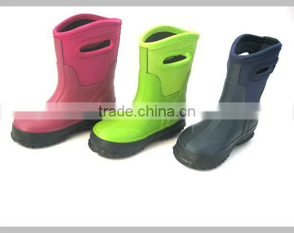 5mm Neoprene Girls' Rain Boots photo-5