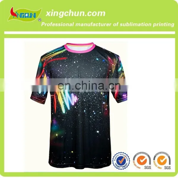 Dye Sublimation T-shirt Printing All Over With no MOQ