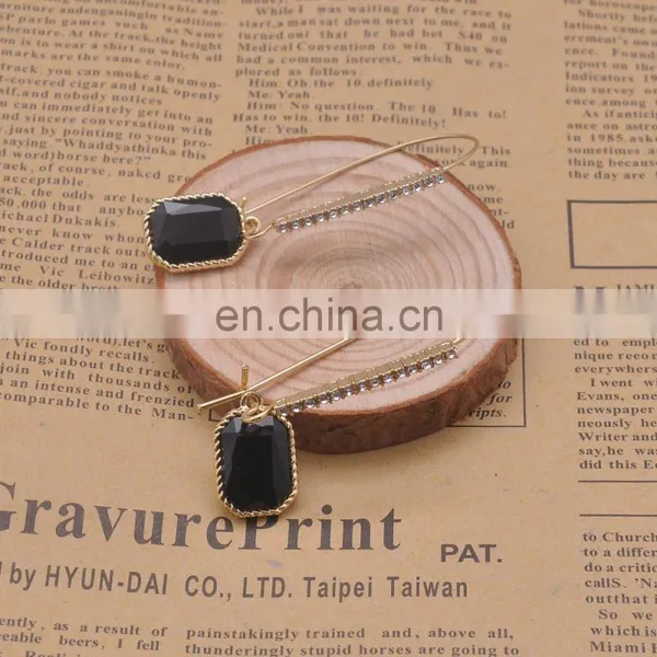 Acrylic Earring Acrylic Diamond Ear Hook Earrings