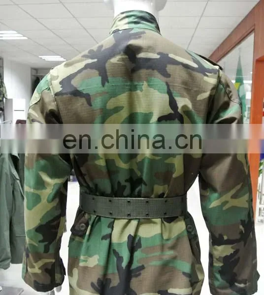 Factory Supply Woodland Bdu Jacket Camouflage Uniform photo-5