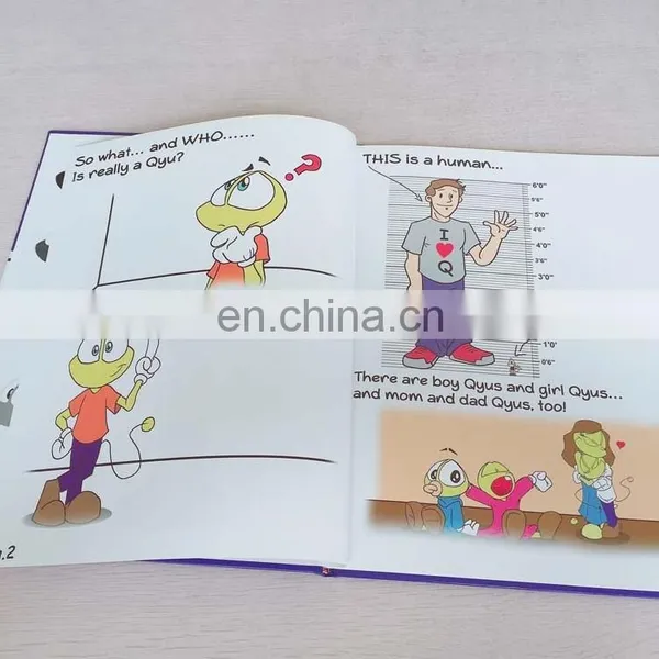 High Quality Custom A4 Cheap Factory Price Hardcover Book Printing Hardcover Story Book photo-3