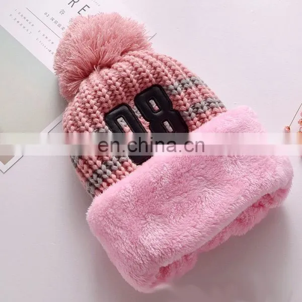 Chunky Double Layer Pom Pom Warm Beanie With Custom Embroidery photo-5