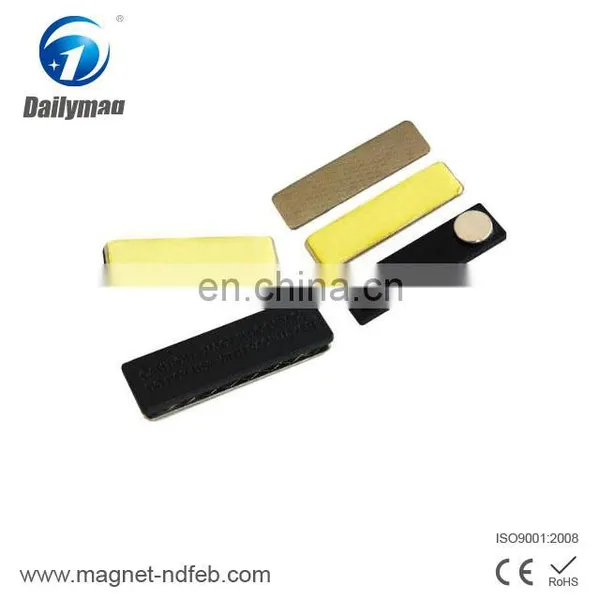 OEM Factory Acrylic Magnet Name Badge/NameTag/Nameplate/Badge Holder Leather photo-3