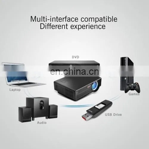 Dropshipping C90 3500LM 1280x800 Home Theater LED Projector With Remote Controller photo-6