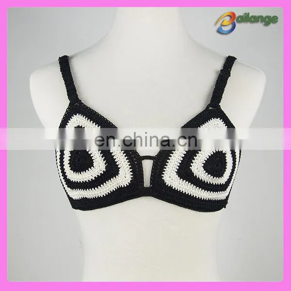 Bailange 2015 Newest Lady Unique Crochet Bra Bra Clothing Type for Swimming Wear