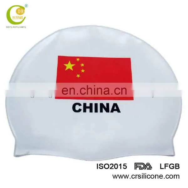 Custom Logo Adult Kid Size Silicone Swim Cap,professional Swimming Cap DR Manufacturer photo-2