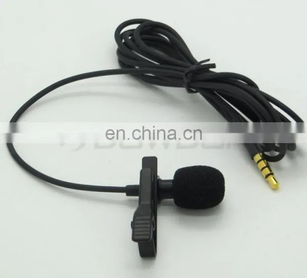 Lapel Omnidirectional Condenser Microphone Recording Clip On Mini Mic for IPhone And Android Mobile Phone,Tablet & PC photo-3