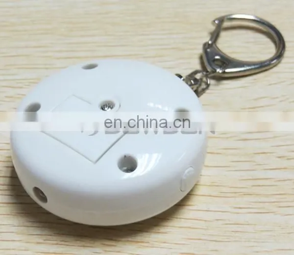 Promotional Gift Round Shaped Mini Keychain Personal Alarm With LED Light photo-5