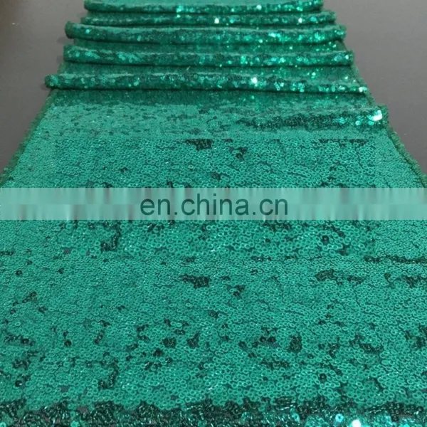 Green Sequins Table Runner For Wedding Birthday Party