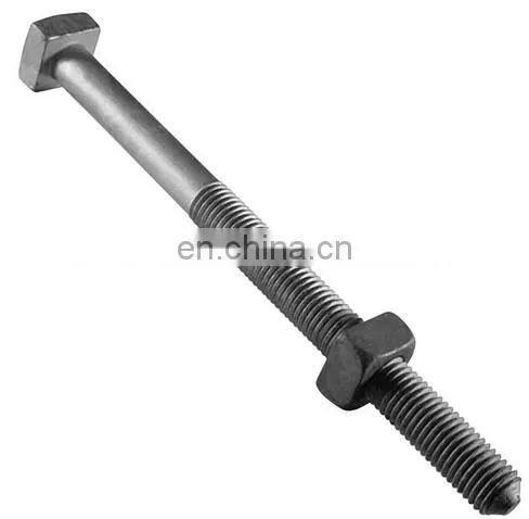 Square head machine bolt Machine Bolts grade 8.8 hex head machine bolts