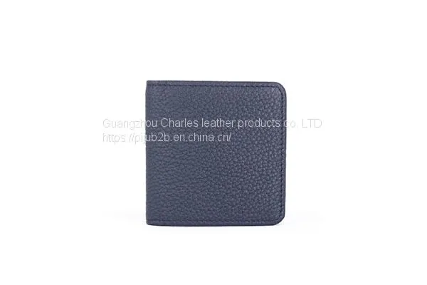Custom Charles Japan and South Korea First Layer Cowhide Coin Bag Female Leather Lychee Pattern Mini Coin Purse Men's Game Currency