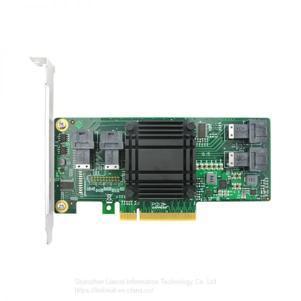 Linkreal PCIe NVMe Adapter Card 4 Port PCIe 3.0 x8 to Internal SFF-8643 NVMe Adapter Support U.2 NVMe SSD photo-3